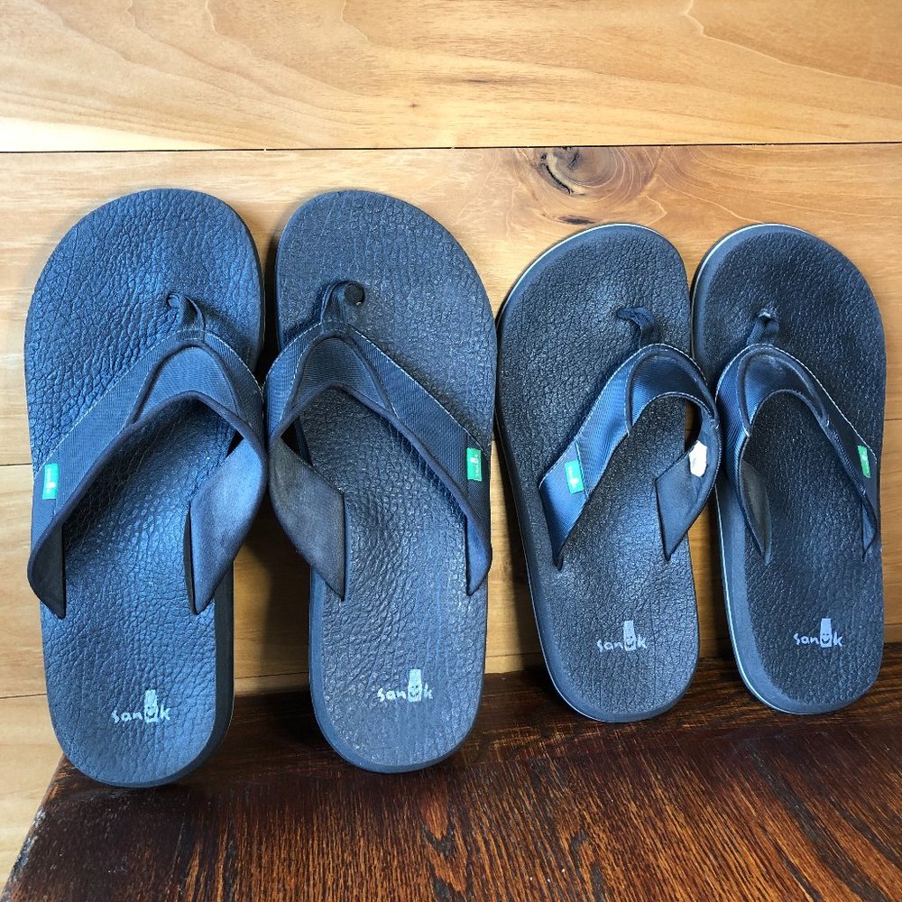 SANUK MENS BEER COZY FLIP FLOPS